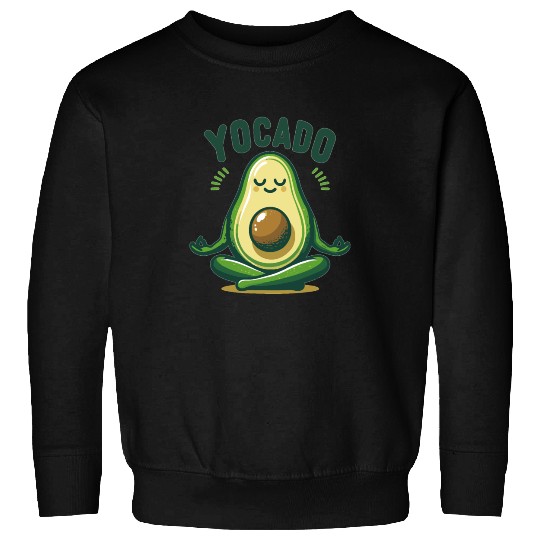 Yocado Peaceful Avocado Sweatshirts