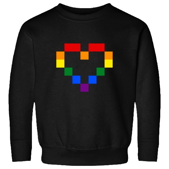 Rainbow Heart Sweatshirts