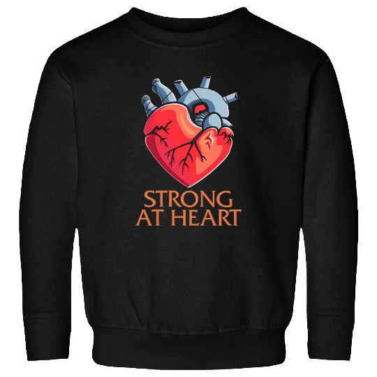 CHD Awareness Sweatshirts, Strong At Heart Pumping Iron