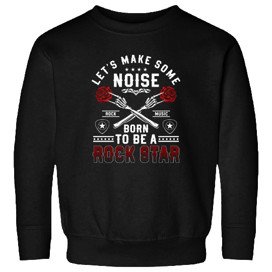 Rock Hard Rock Music Genre Sweatshirts