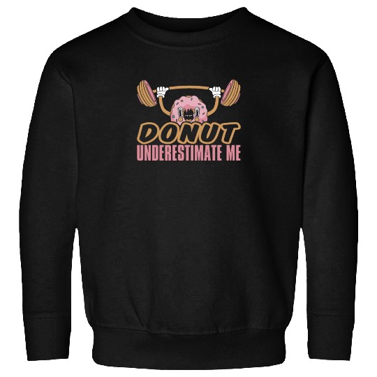 Fitness Donut Funny Donut Gym Sweatshirts