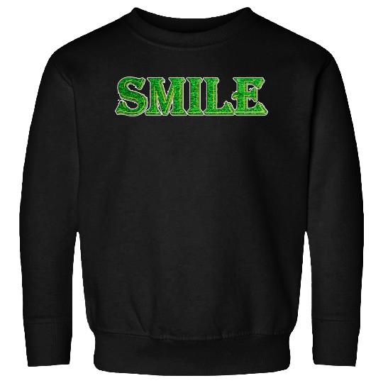 green smile design Sweatshirts