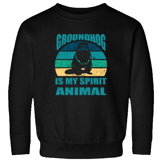 funny Respect the groundhog Sweatshirts