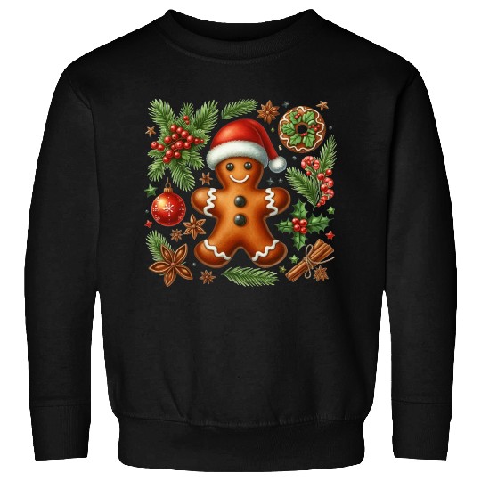 Christmas Cute Gingerbread Sweatshirts