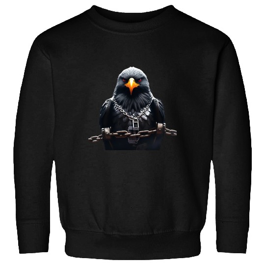 Steel & Storm: Eagle Breaks Through Bars Sweatshirts