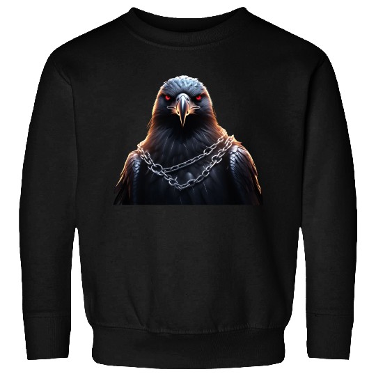 Eagle Caged Thunder: A Heavy Metal Eddie Sweatshirts