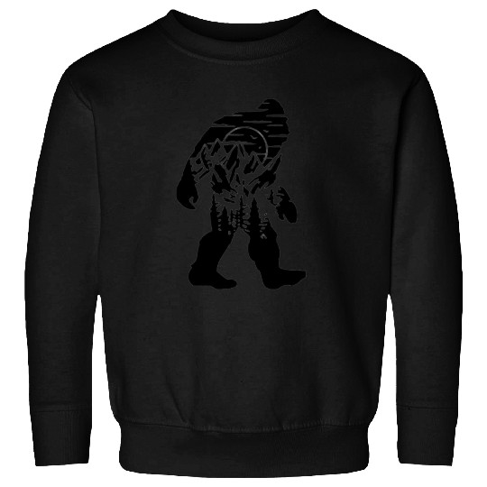 Mountain Wolf Howling Silhouette Sweatshirts