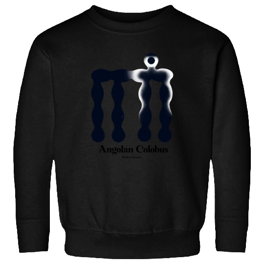 Bold monkey print "Angolan Colobus" Sweatshirts