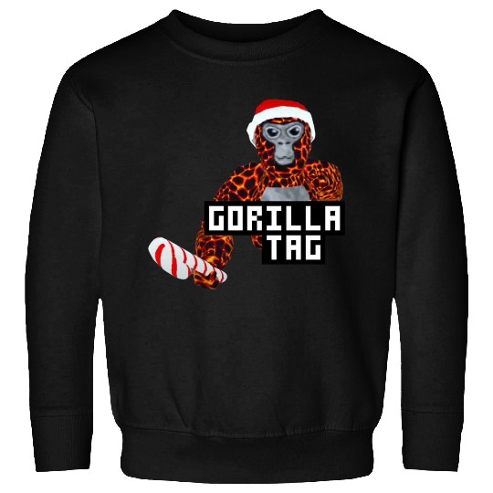 Gorilla Tag Santa Monkey Candy Cane Gorilla Sweatshirts
