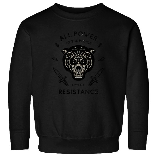 Black Panther All Power to the People Expect Sweatshirts