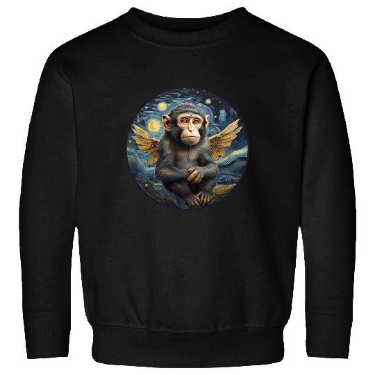 monkey with wings Sweatshirts