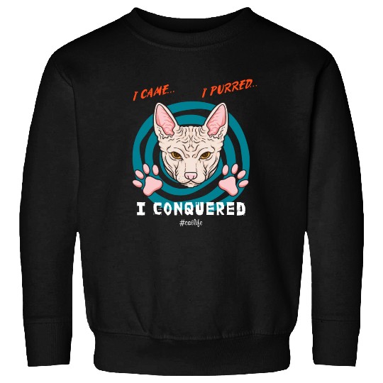 Cute kawaii cat Sweatshirts