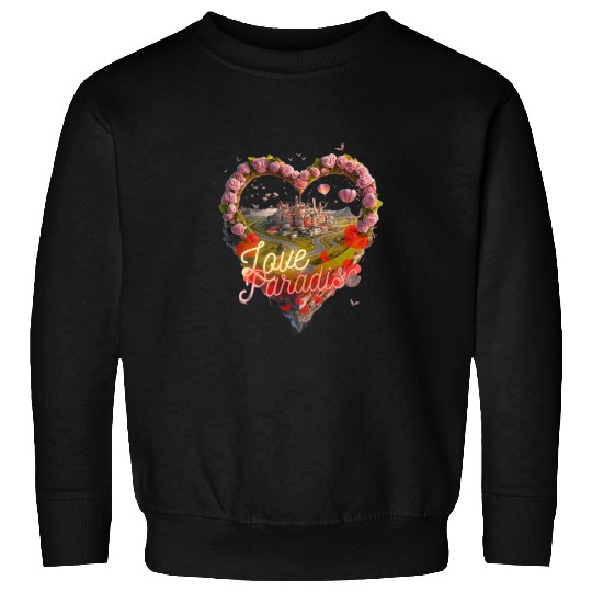 Floating Romance - Love Paradise Island Sweatshirts