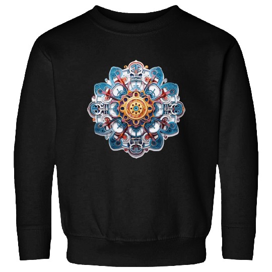 Circuit Mandala - Music production Sweatshirts