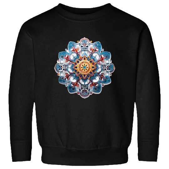 Circuit Mandala - Music production Sweatshirts