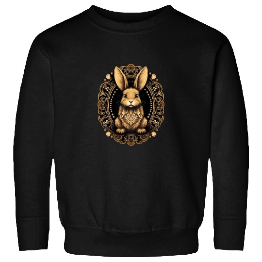 Easter Bunny Rabbit Mandala Arts Easter Day Sweatshirts