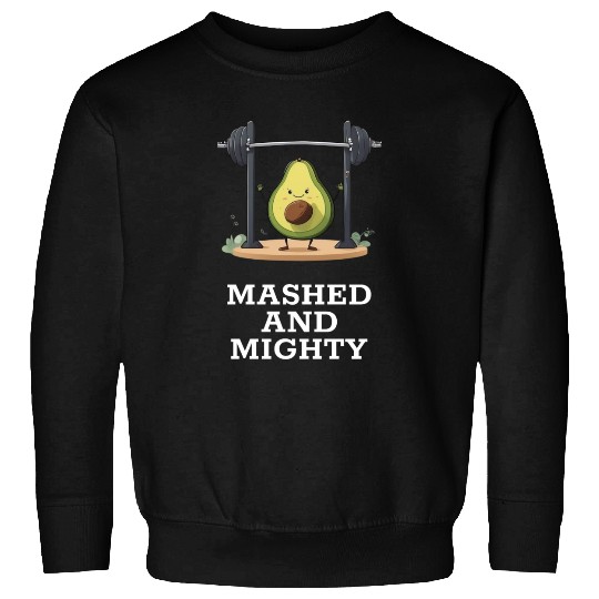 Mashed and Mighty Avocado Gym Sweatshirts