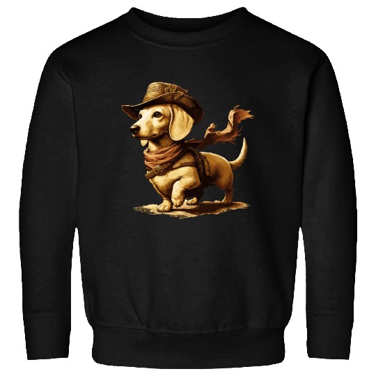 English Cream Dachshund Adventurer Sweatshirts