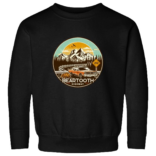 Beartooth Highway US 212 Sweatshirts