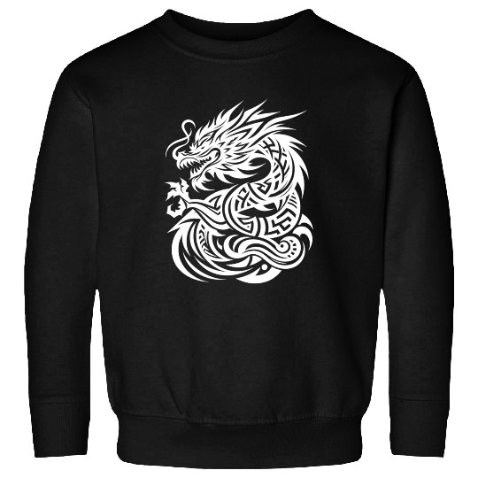Dragon T Tattoo Elegant Artistic Design Sweatshirts