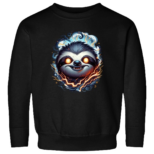 Ethereal Flame Sloth Sweatshirts
