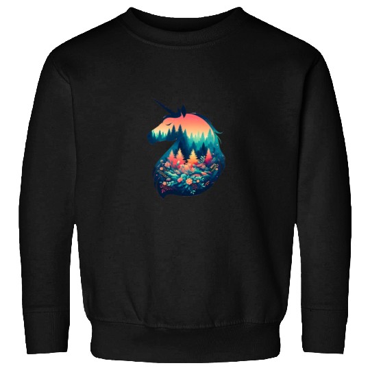 Nature in Unicorn Pattern Sweatshirts