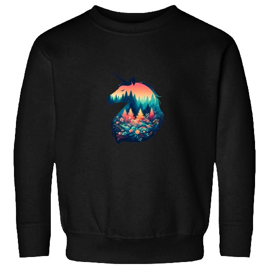 Nature in Unicorn Pattern Sweatshirts