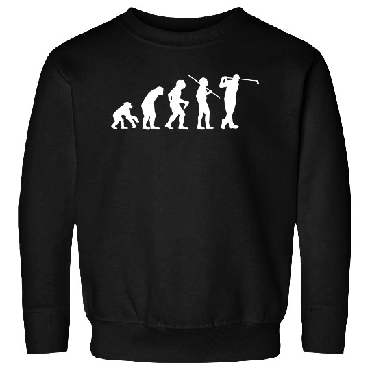 Evolution golf golfer golfer Sweatshirts