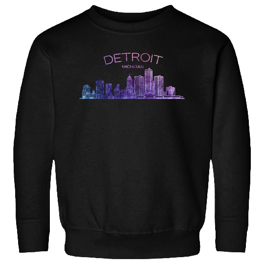 Detroit Skyline Sweatshirts