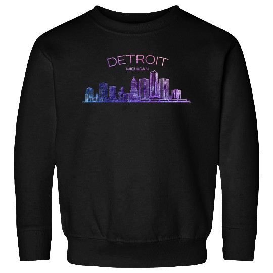 Detroit Skyline Sweatshirts