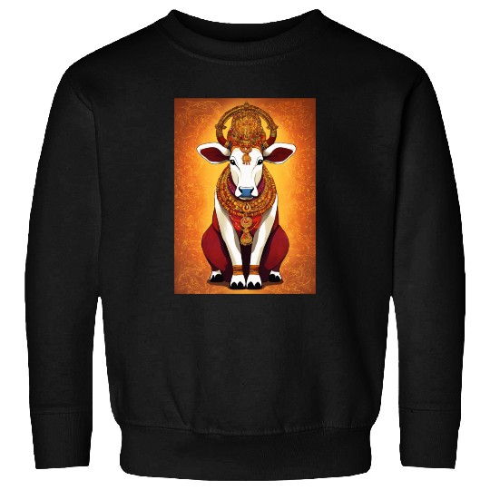 hindu cow goddes art Sweatshirts