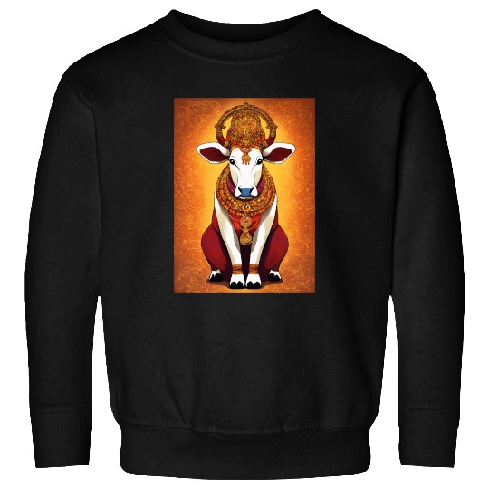hindu cow goddes art Sweatshirts