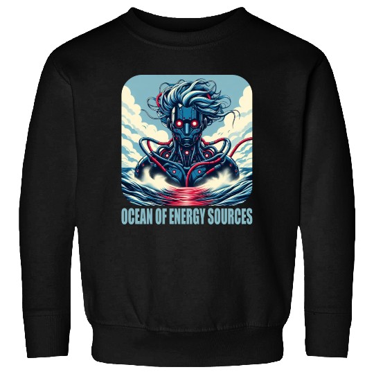 robot charging Sweatshirts