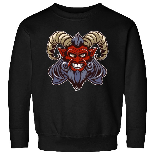 krampus devil head Sweatshirts