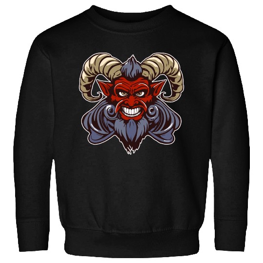 krampus devil head Sweatshirts