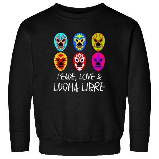 Lucha Libre Mask Wrestling Sweatshirts