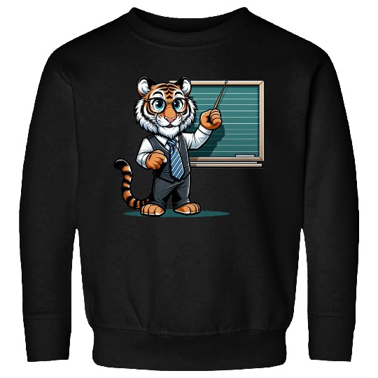 Cute Tiger Teacher Sweatshirts