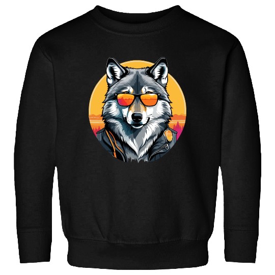 Gray Wolf Sweatshirts