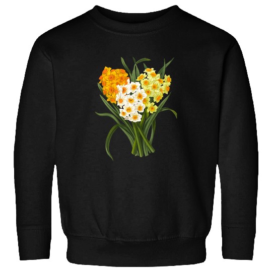 Daffodil Bunch Daffodils He Daffodil Sweatshirts