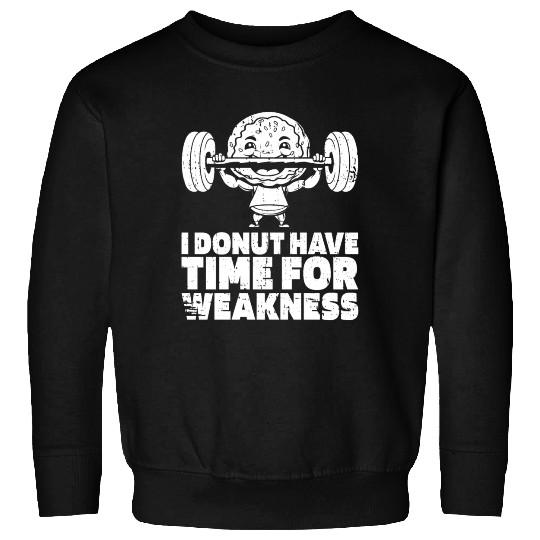Fitness Donut Funny Donut Gym Sweatshirts