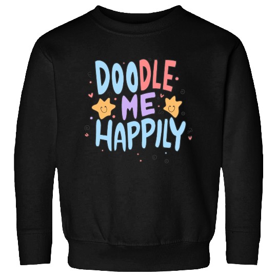Spring - Doodle me happily Sweatshirts