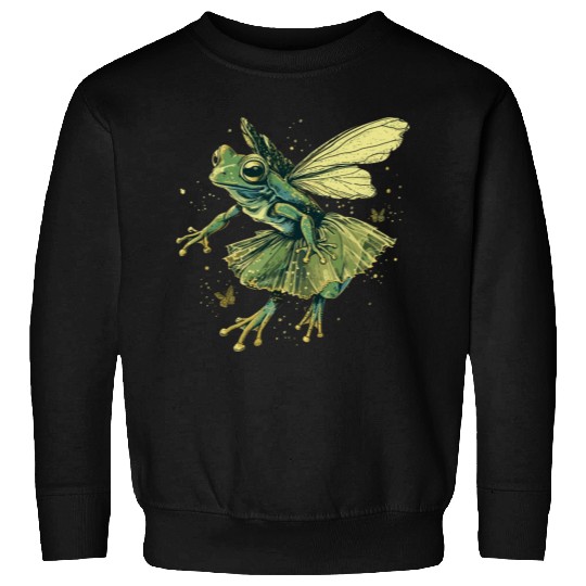 Ballet Frog Fairy Tale Amphibian Fantasy Animal Sweatshirts