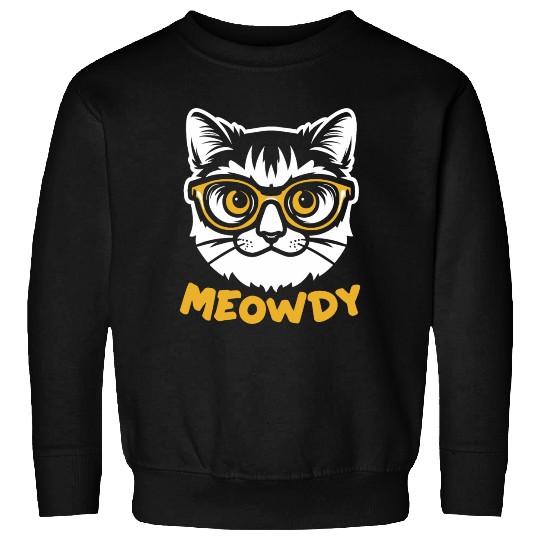 Meowdy Funny Kitty Michigan Gift Sweatshirts