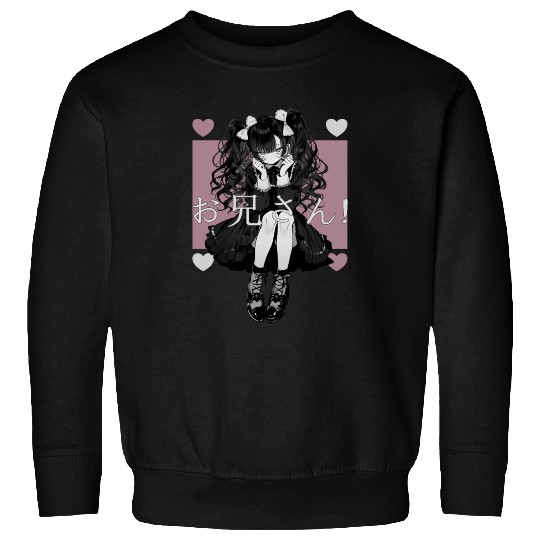 Gothic Maid Anime Harajuku Yami Kawaii Aesthetic Sweatshirts
