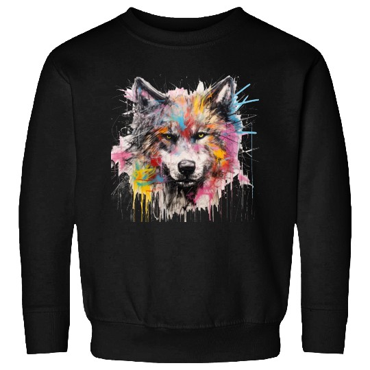 Grafitti Wolf Sweatshirts