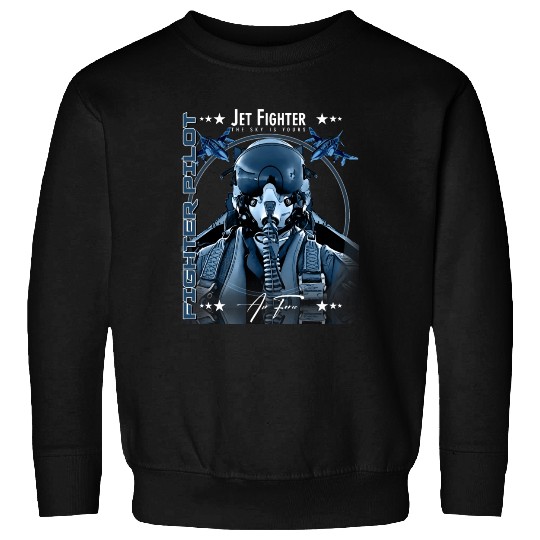 Fighter Pilot Helmet Air Force F4 Phantom Sweatshirts