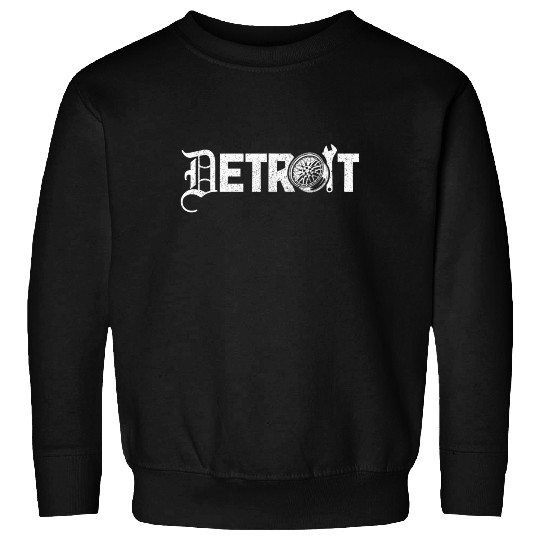 Detroit Michigan Motor City USA Sweatshirts