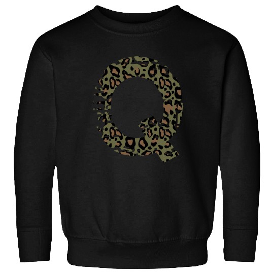Q army camo design Sweatshirts