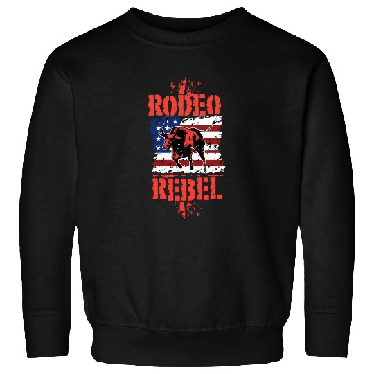 Rodeo Bull Riding Livestock Show Farmer Cattle Sweatshirts