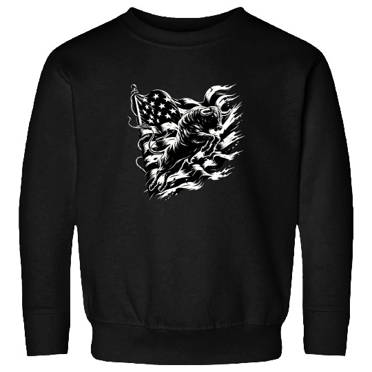 Rodeo Bull Riding Livestock Show Farmer Cattle Sweatshirts